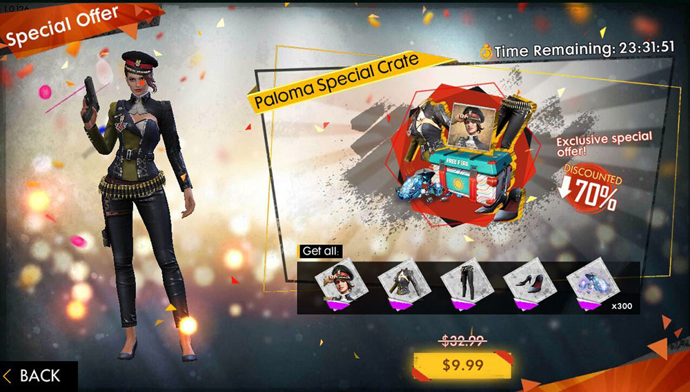 Free Fire - Special offers