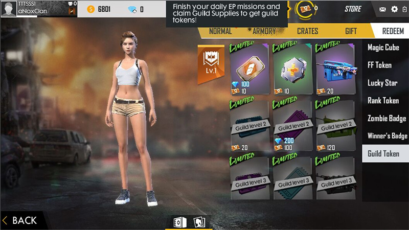 Free Fire - Guild Store